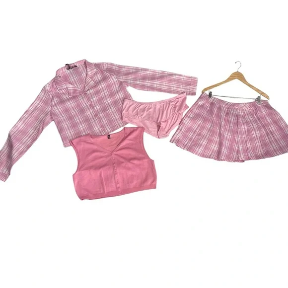 NWT PLUS WHATEVER CLUELESS PINK1X TRICKZ N' TREATZ - Picture 2 of 11